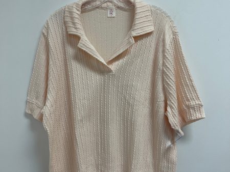 Top Short Sleeve By Clothes Mentor In Pink, Size: L Discount