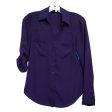 Blouse Ls By Express In Purple, Size:Xs For Cheap