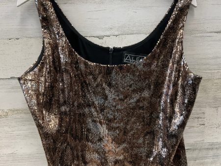 Top Sleeveless By Alex Evenings In Gold, Size: Xl For Cheap