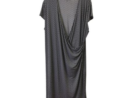 Dress Casual Midi By Jones New York In Black & White, Size:3 Sale