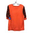 Top Ss By Dkny In Orange, Size:Xl Hot on Sale