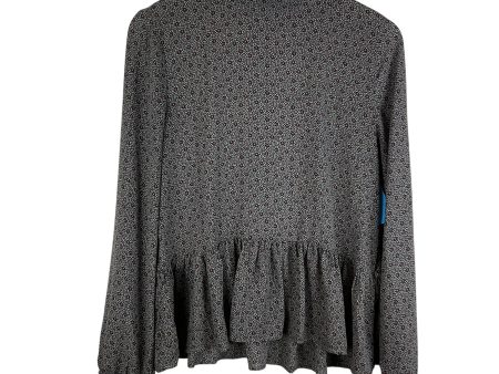 Top Long Sleeve By Loft In Grey, Size: M Hot on Sale