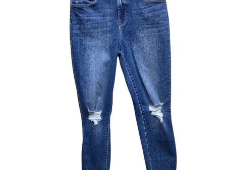 Jeans Skinny By L Agence In Blue Denim, Size: 8 For Sale