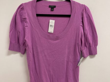 Sweater Short Sleeve By Ann Taylor In Purple, Size: Xs Sale