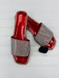 Sandals Flats By H2K In Red & Silver, Size: 10 Hot on Sale