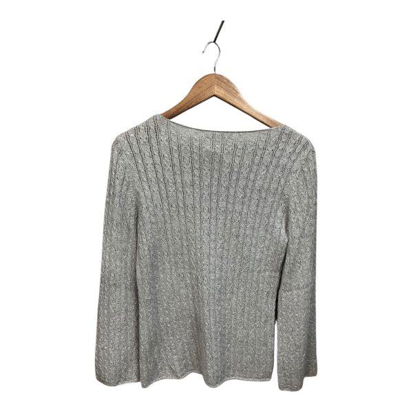 Sweater By Adrienne Vittadini In Grey, Size: S on Sale