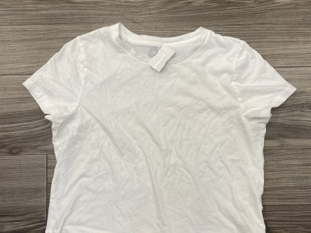 Top Short Sleeve By Universal Thread In White, Size: M Hot on Sale