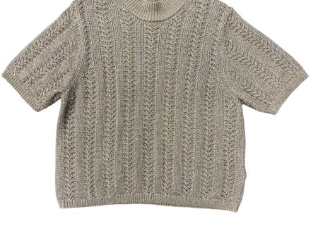 Sweater Short Sleeve By Gap In Gold, Size: Xxl Online Sale