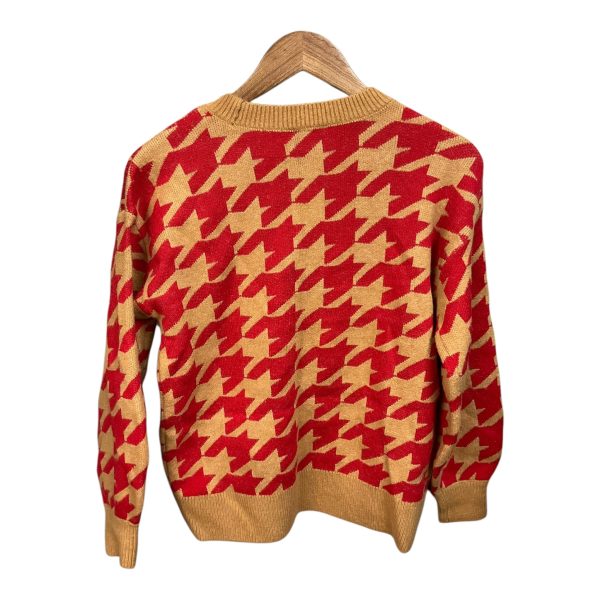 Sweater By Ann Taylor In Brown & Red, Size: S Fashion