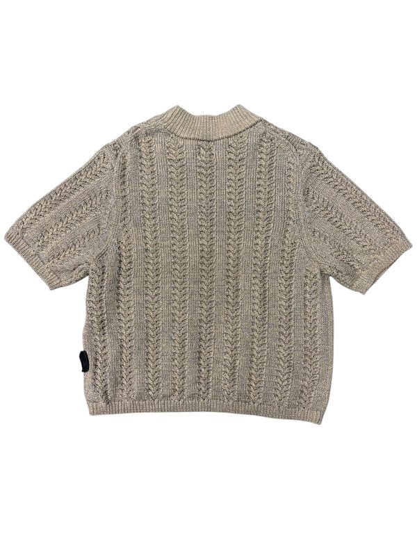 Sweater Short Sleeve By Gap In Gold, Size: Xxl Online Sale