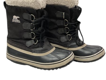 Boots Snow By Sorel In Black, Size: 6 Cheap