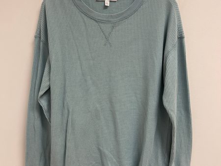 Top Long Sleeve By Seven 7 In Blue, Size: M Supply