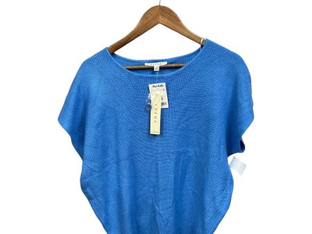 Sweater Short Sleeve By Cyrus Knits In Blue, Size: Xs on Sale