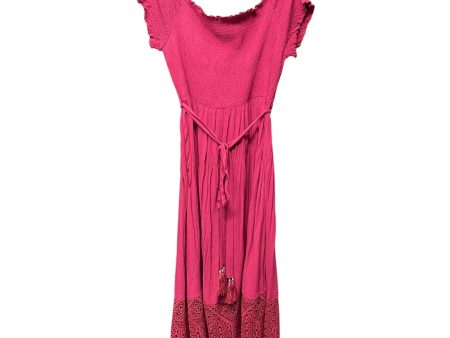 Dress Casual Maxi By City Chic In Maroon, Size: L Online Hot Sale