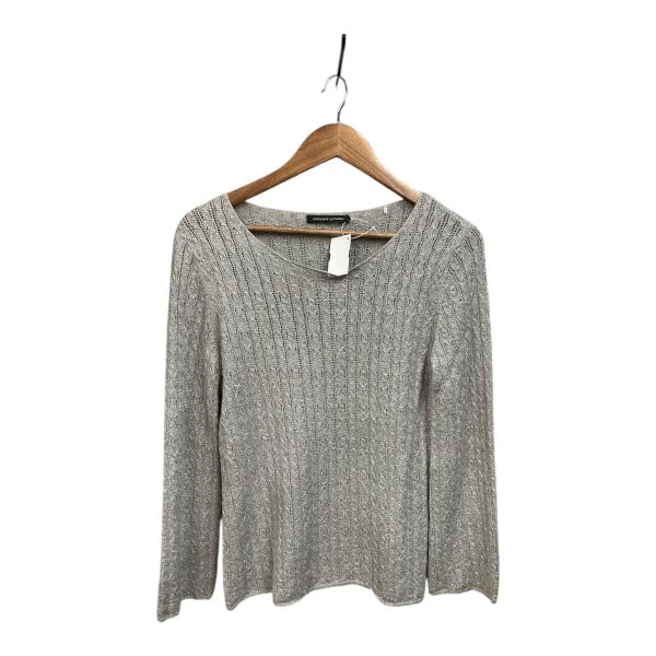 Sweater By Adrienne Vittadini In Grey, Size: S on Sale