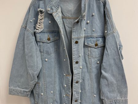 Jacket Denim By Davi & Dani In Blue Denim, Size: 2x Online