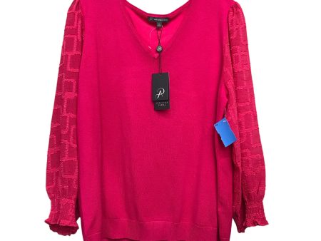 Top Ls By Adrianna Papell In Pink, Size:Xl Online now