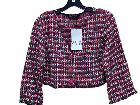 Top Long Sleeve By Zara In Multi-colored, Size: S For Sale