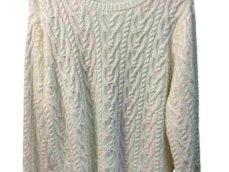 Sweater By Nordstrom In White, Size: Xl For Discount