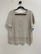 Sweater Short Sleeve By Lc Lauren Conrad In Cream, Size: 2x Cheap