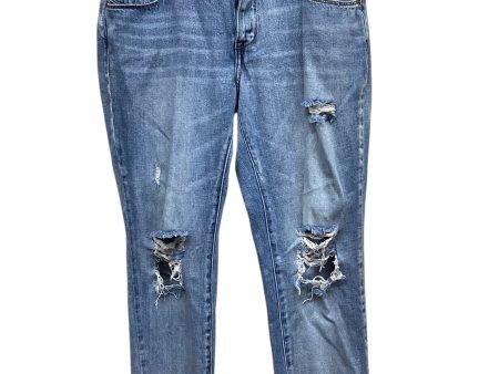 Jeans Straight By William Rast In Blue Denim, Size: 8 Online now