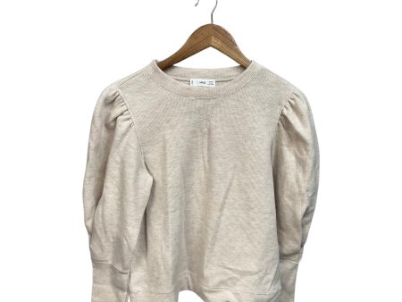 Top Long Sleeve By Mng In Tan, Size: L Online now