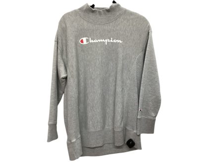 Sweatshirt Crewneck By Champion In Grey, Size: L Online Hot Sale