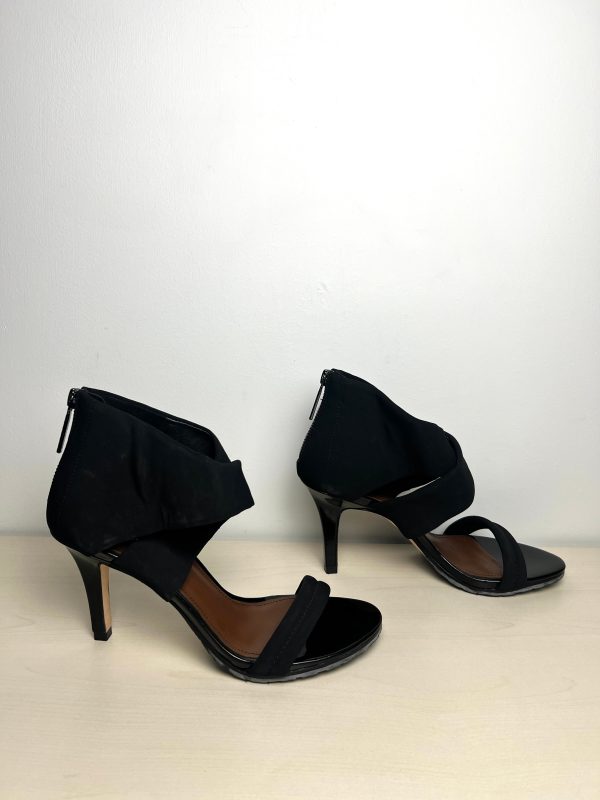 Sandals Heels Stiletto By Donald Pliner In Black, Size: 7 Online Sale