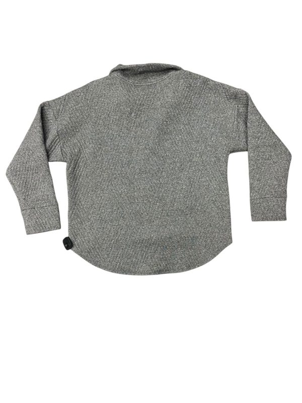 Athletic Sweatshirt Collar By Gapfit In Grey, Size: L Online Hot Sale