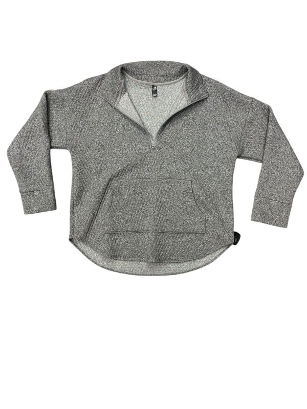 Athletic Sweatshirt Collar By Gapfit In Grey, Size: L Online Hot Sale