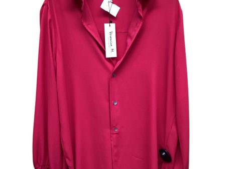 Top Long Sleeve By Veronica M In Pink, Size: S For Cheap