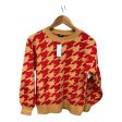 Sweater By Ann Taylor In Brown & Red, Size: S Fashion