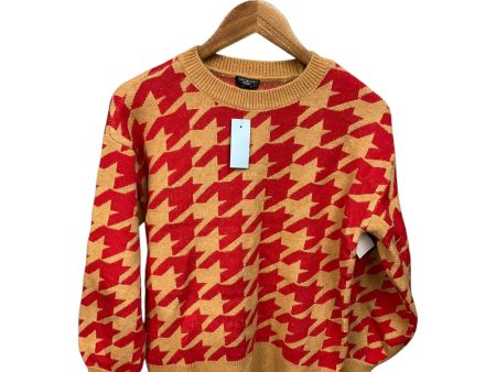 Sweater By Ann Taylor In Brown & Red, Size: S Fashion