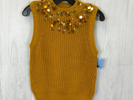 Vest Sweater By H&m In Yellow, Size: S For Sale