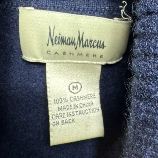 Sweater Designer By Neiman Marcus In Navy, Size: M Sale