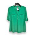 Top Short Sleeve By Anne Klein In Green, Size: M For Discount