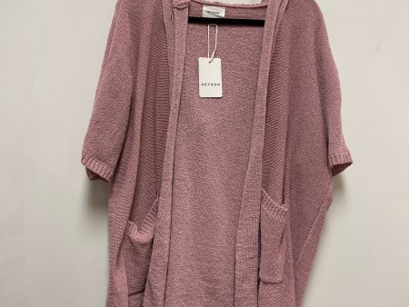 Sweater Cardigan By Clothes Mentor In Pink, Size: 2x For Cheap