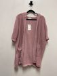 Sweater Cardigan By Clothes Mentor In Pink, Size: 2x For Cheap