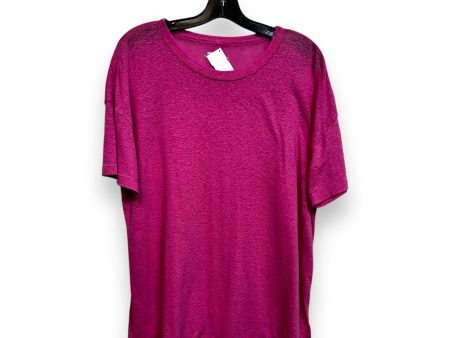 Top Short Sleeve By Aerie In Pink, Size: M Sale