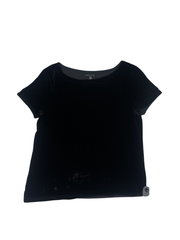 Top Short Sleeve By Eileen Fisher In Black, Size: S For Discount