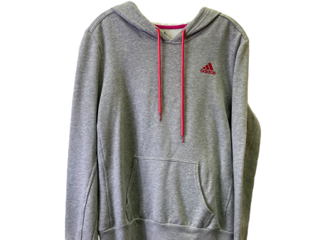 Athletic Sweatshirt Hoodie By Adidas  Size: L For Discount