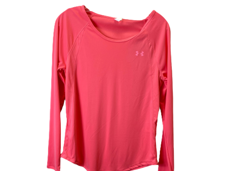 Athletic Top Long Sleeve Collar By Under Armour  Size: S Fashion