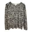 Sweater Cashmere By Charter Club In Black & Grey, Size: Xl Online Sale