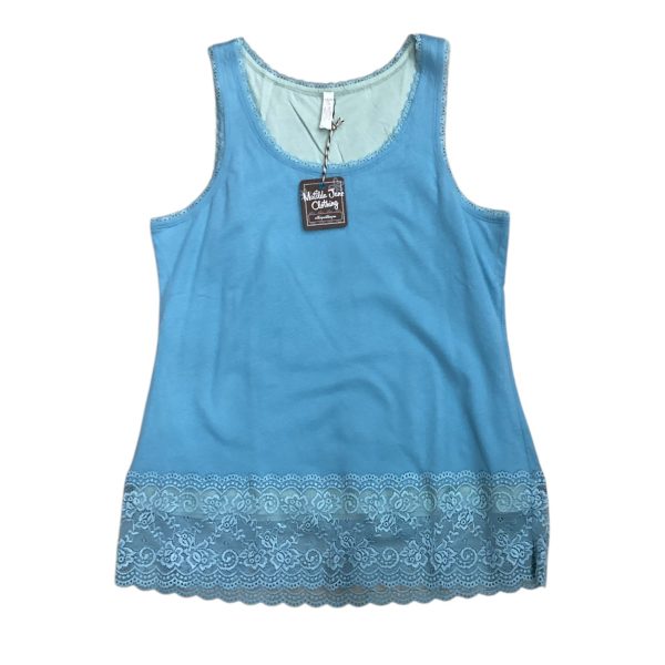 Tank Top Designer By Matilda Jane In Blue, Size: L Online now