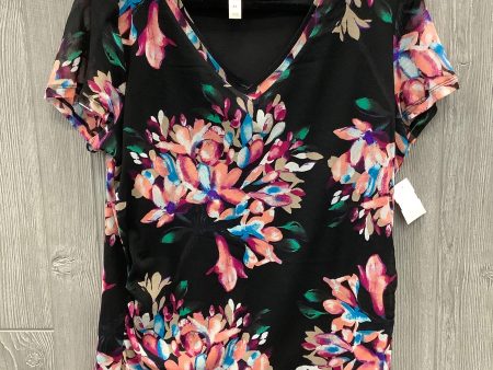 Top Short Sleeve By Dana Buchman In Multi-colored, Size: Xl Discount