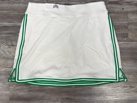 Skort By Lady Hagen In White Green, Size: Xl on Sale