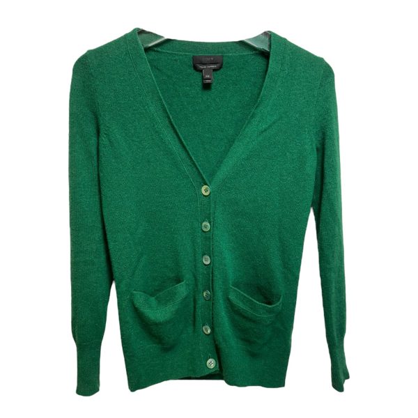 Sweater Cashmere By J. Crew In Green, Size: Xxs Online Sale