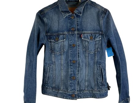 Jacket Denim By Levis In Blue Denim, Size: S Online Sale