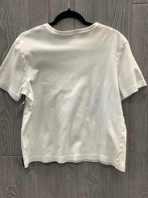 Top Short Sleeve Basic By Bobbie Brooks In White, Size: L Supply