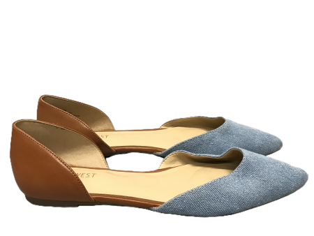 Blue Shoes Flats By Nine West, Size: 7 Cheap